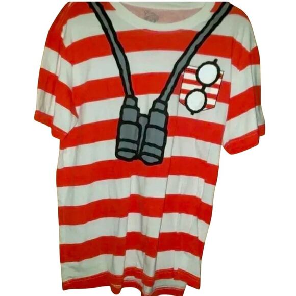 Where's Waldo Graphic Tee Short Sleeve T-shirt, Size Large - Picture 3 of 8